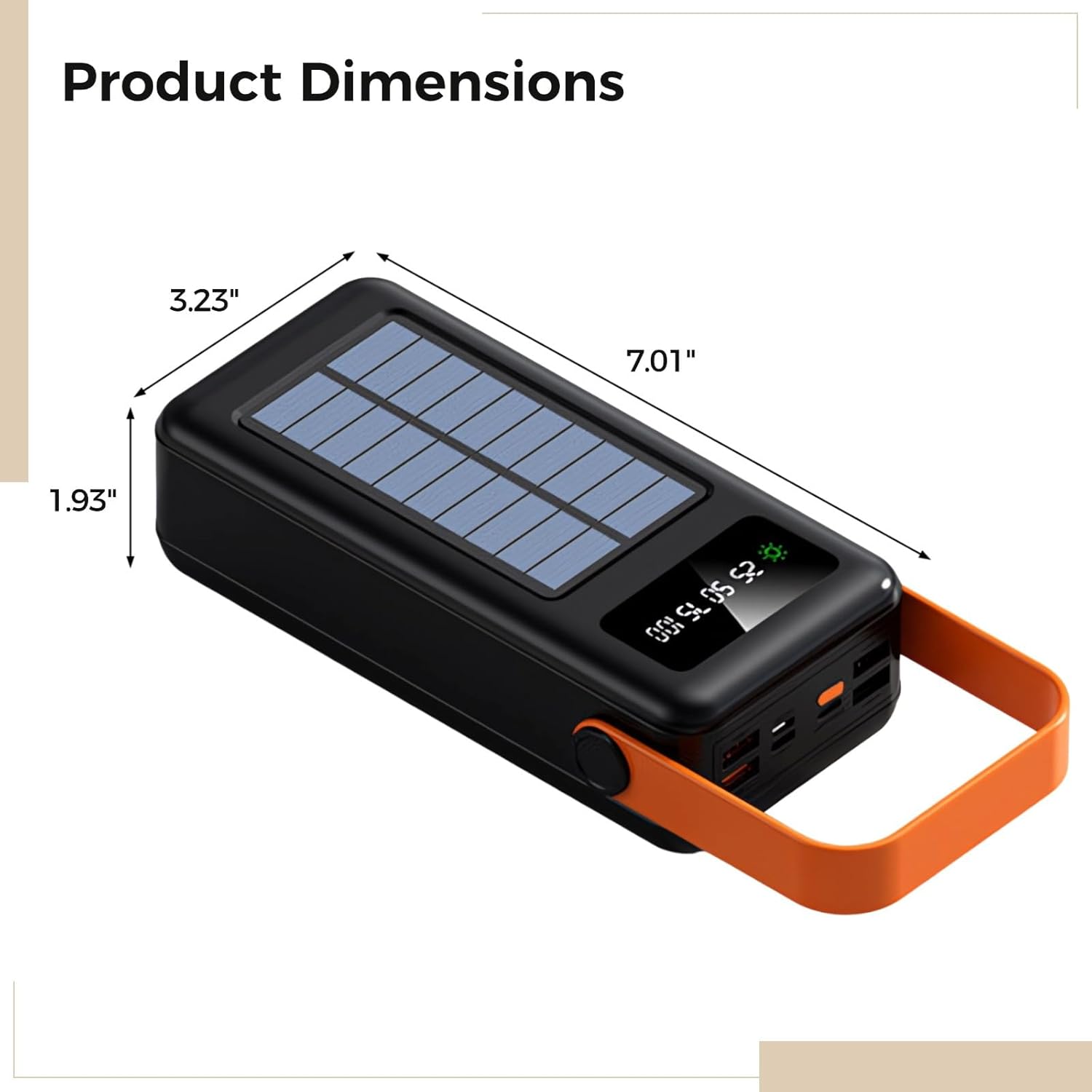 Carregador Solar 60.000 mAh Power Bank Luminfly 4