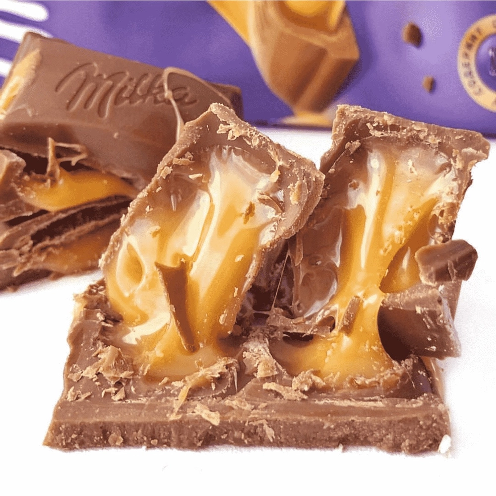 Milka Chocolate Caramel 100G 2