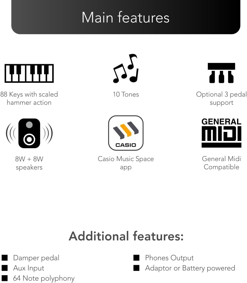 Piano Digital CDP-S160 Casio 3
