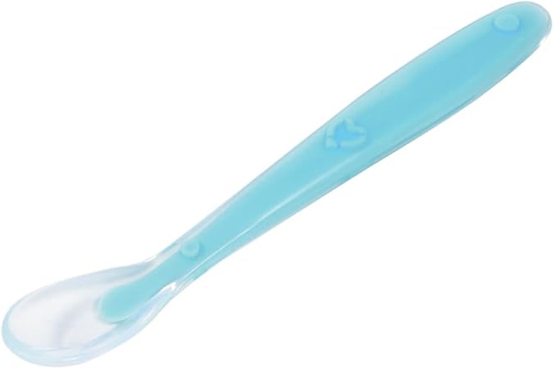 Kit Colher Silicone Azul e Verde 5