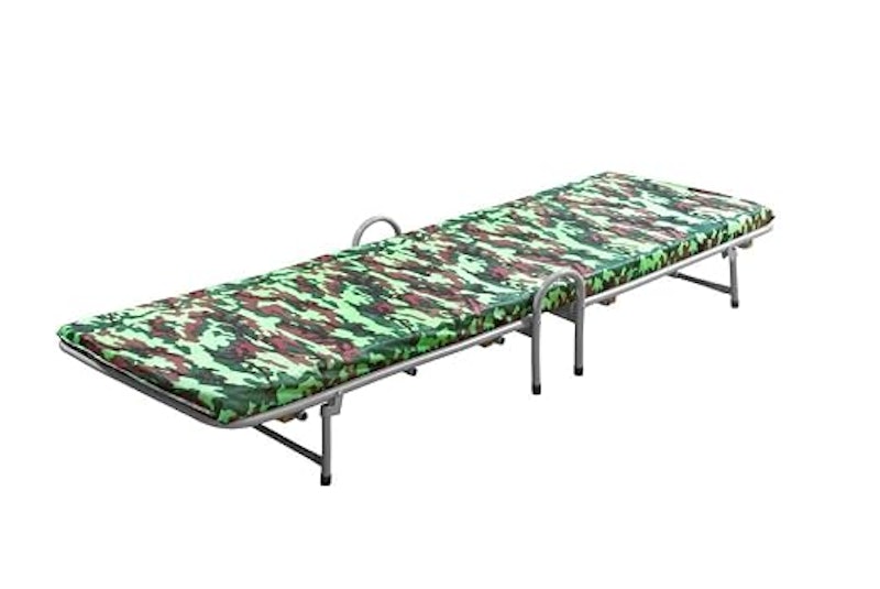 Cama Dobrável de Solteiro com Colchão 1