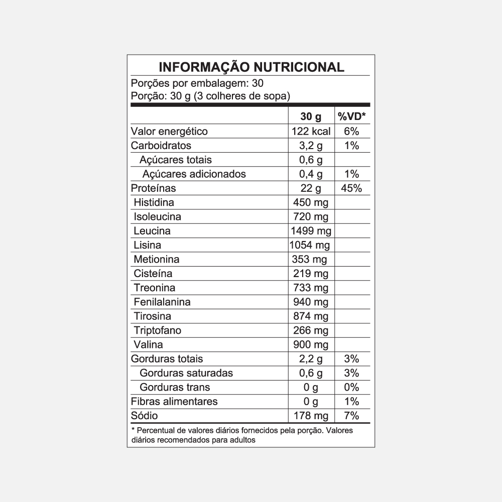 Proteína Vegetal de Arroz e Ervilha Sabor Baunilha Vegana 2
