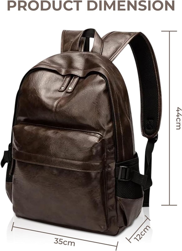 Mochila Executiva Couro Vintage Notebook Multifuncional 5