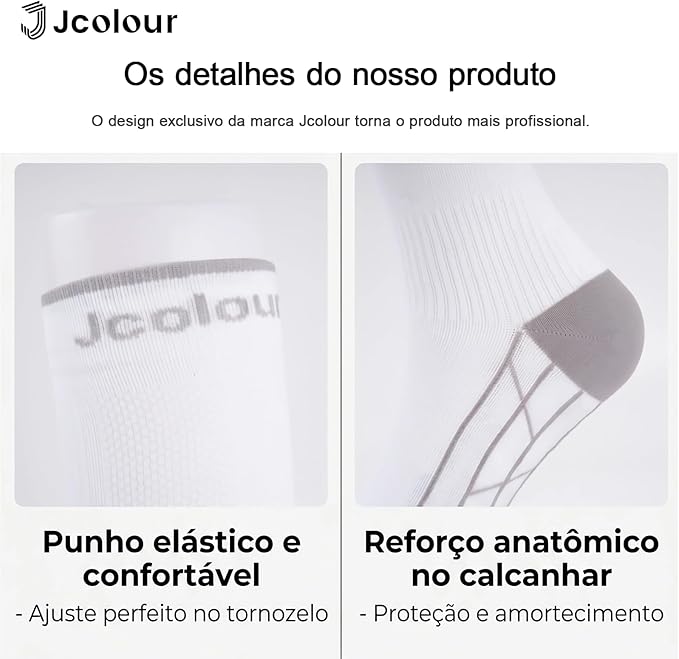Meia de Compressão Cano Longo 15-30 mmHg J Colour 5