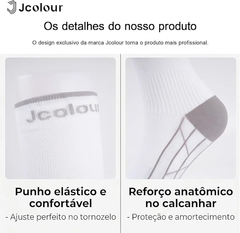 Meia de Compressão Cano Longo 15-30 mmHg J Colour 5