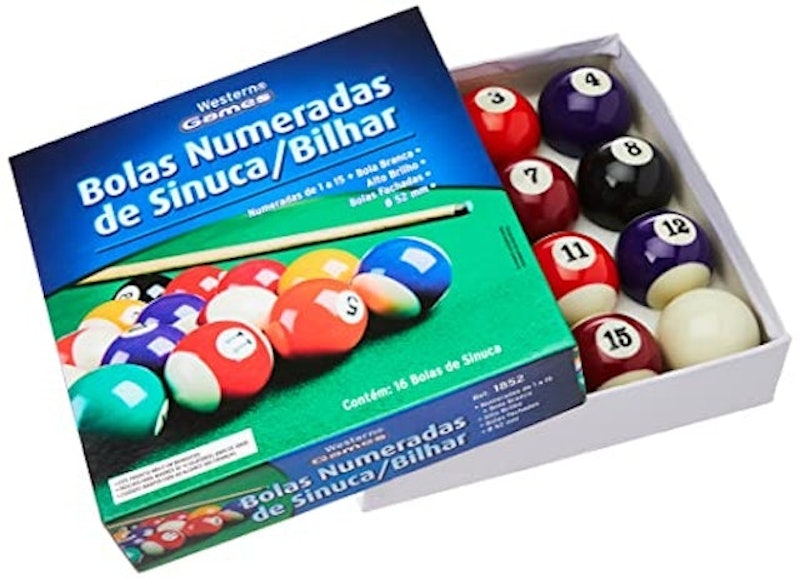 Bolas de Sinuca Bilhar Snooker Numeradas 16 Peças 1