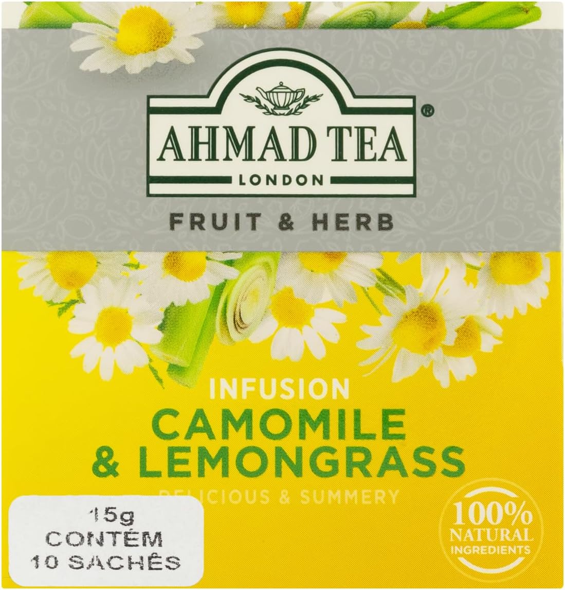 Infusão de Camomila e Capim-Limão Ahmad Tea London 2