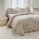 BETT DESIGN Kit Colcha King Bouti Cobre Leito Estampado 3 Peças Arabesco 1