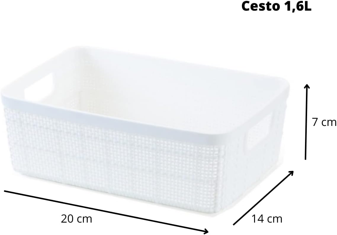 Cestos Organizadores Multiuso Decorativo Rattan Home Organizer 4