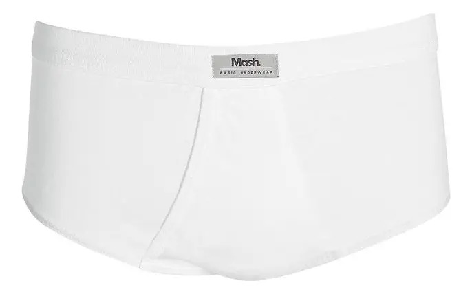 Cueca Slip Abertura Frontal Mash 100% Algodão 1