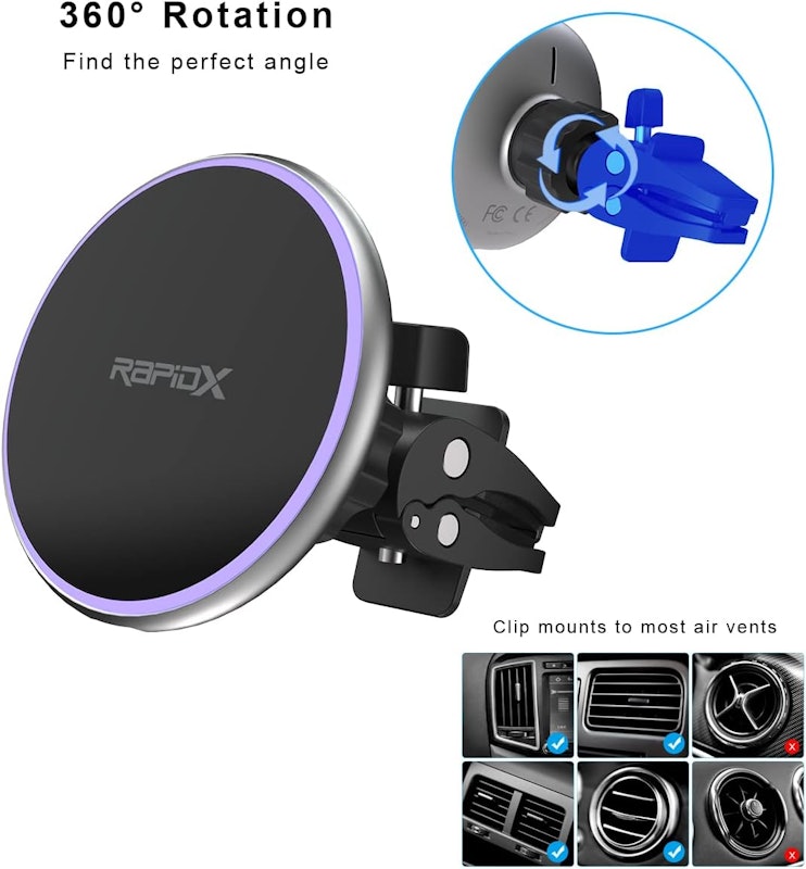 Suporte de Ventilação Veicular Dashio MW2 3