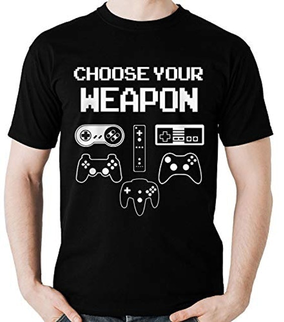 Camiseta Choose Your Weapon Controle Gamer 2