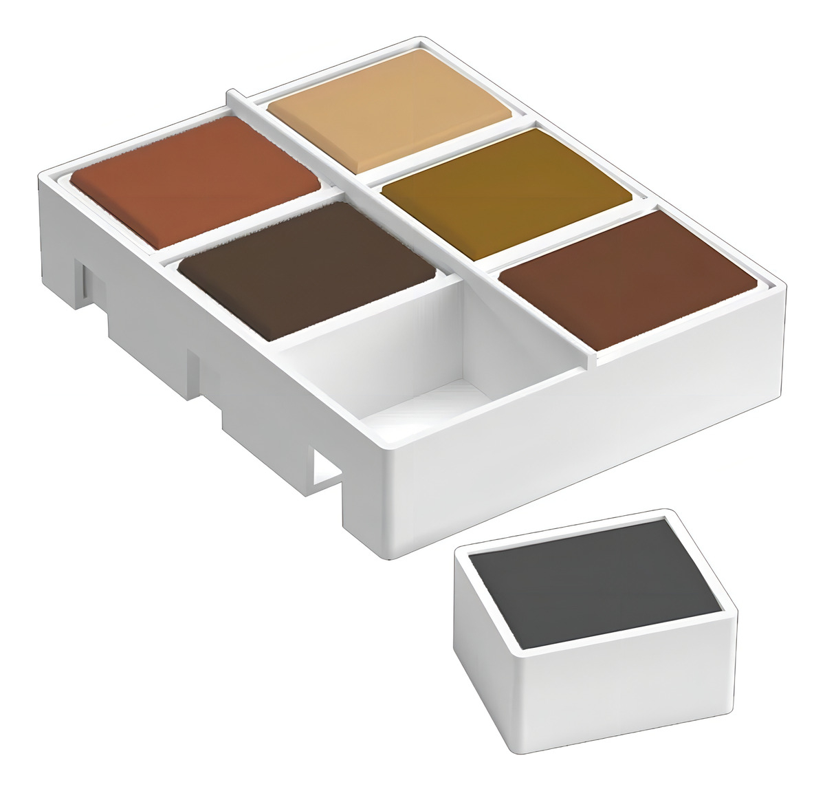 Aquarela Pastilha Matiz Tellure 6 Cores 2
