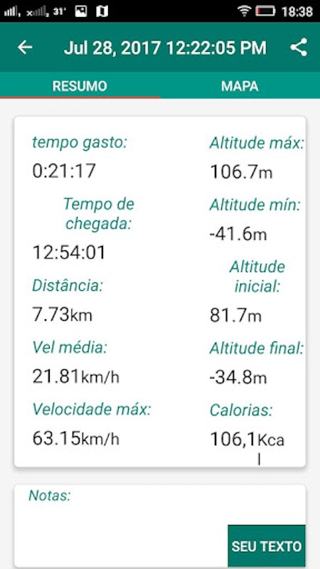 Computador de Bicicleta - GPS Bike 5