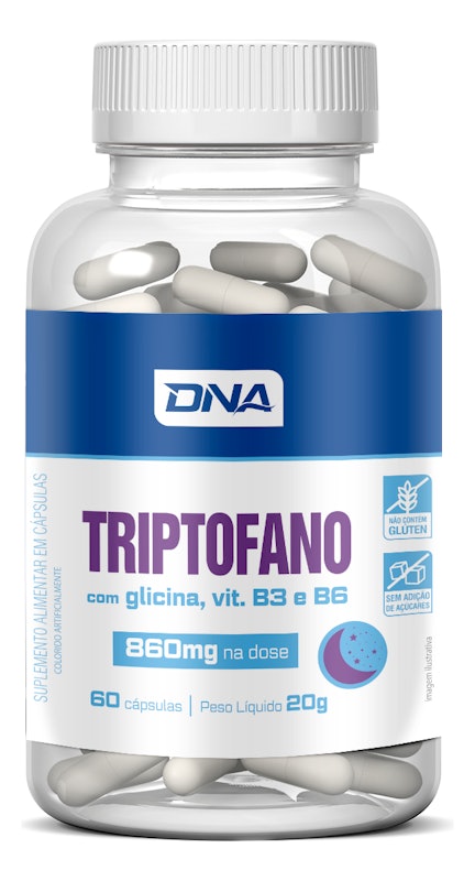 Triptofano 60 Cápsulas DNA Alimentos 1