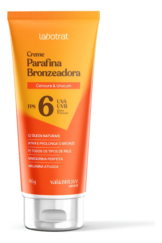 Creme Parafina Bronzeadora Cenoura & Urucum FPS 6 Vai & Brilha 1