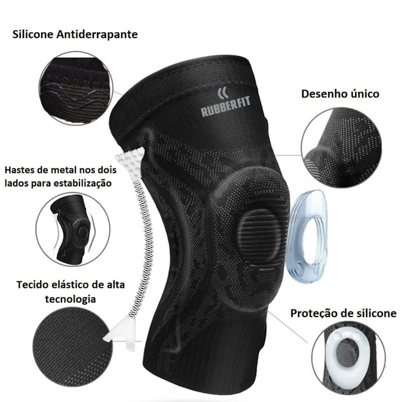 Joelheira de Compressão Snake para Esportes 3