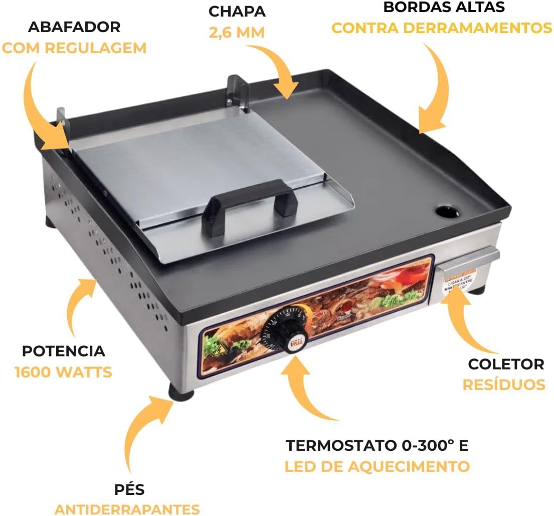 Chapa Elétrica 40x35 (220 V) 2