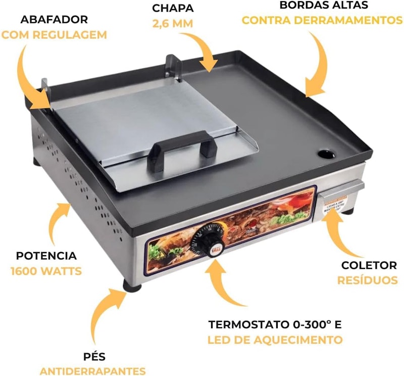 Chapa Elétrica 40x35 (220 V) 2