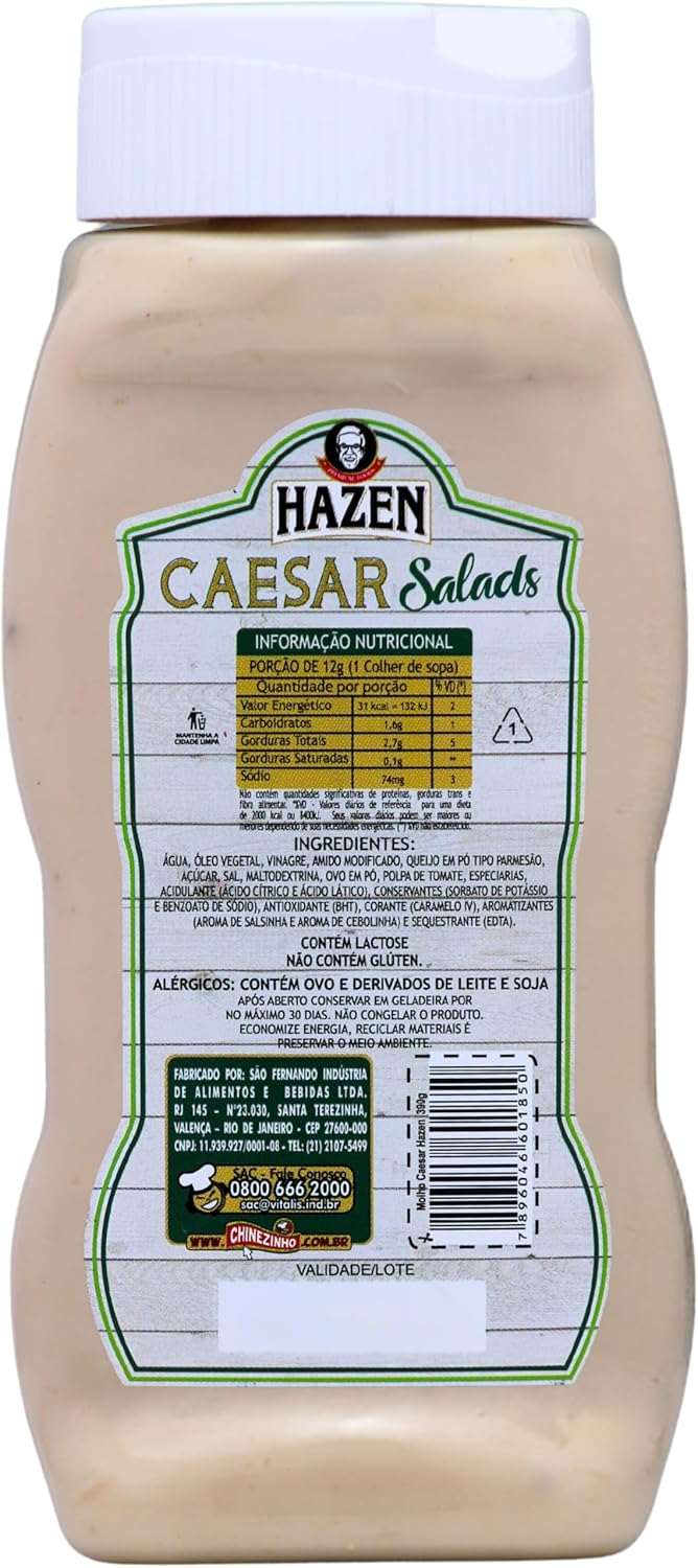 Molho para Salada Caesar Hazen 2