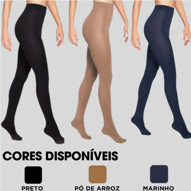 Meia Calça Adulto Opaca Fio 80  5
