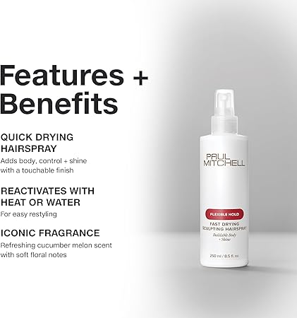 Spray de Cabelo Modelador de Secagem Rápida 4