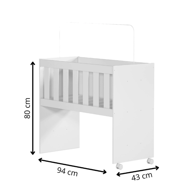 Mini Berço Multifuncional 5 em 1 Rubi 2