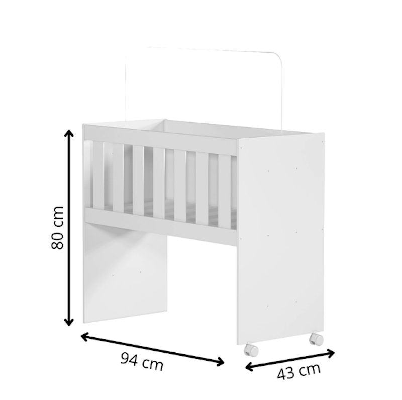 Mini Berço Multifuncional 5 em 1 Rubi 2