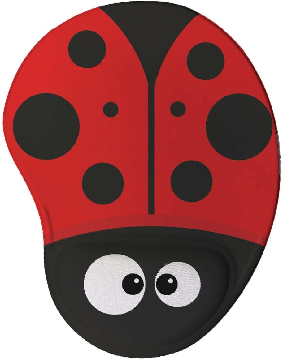 Mouse pad Divertido Ergonômico Joaninha Kawaii 1