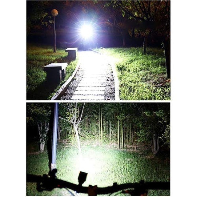 Farol Com Buzina P/ Bike Placa Solar 4