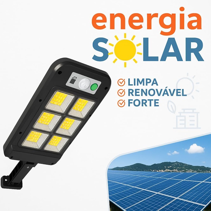 Luminária Solar Refletor 3