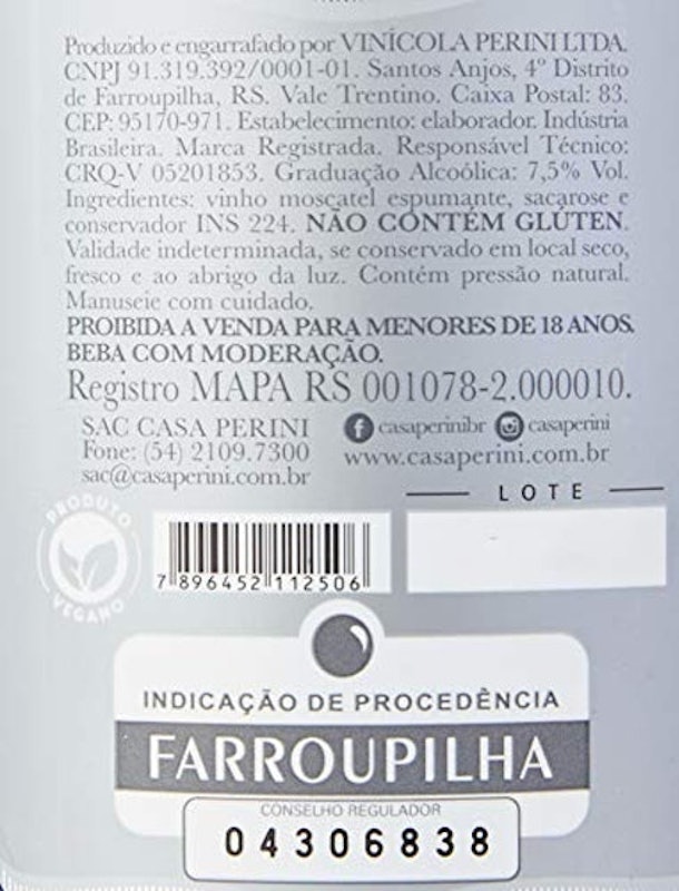 Espumante Casa Perini Moscatel 3
