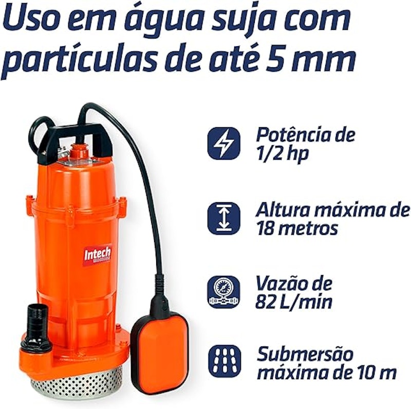 Bomba Submersível para Água Suja 2