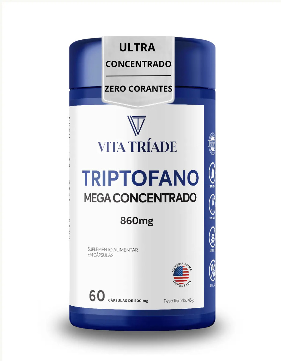 Triptofano 860 mg L-Triptofano Mega Concentrado 1