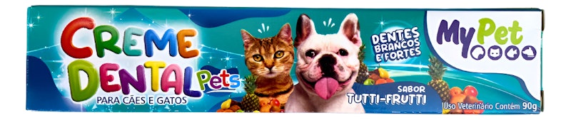 Creme Dental My Pet Sabor Tutti Frutti 90 g - p/ Cães e Gatos 1