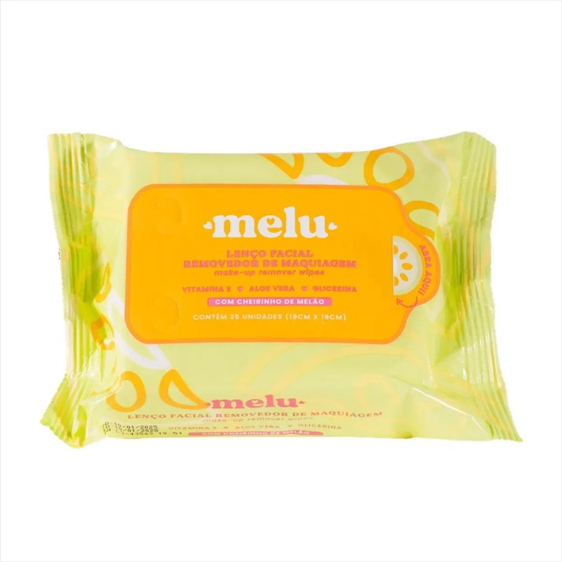 Lenço Facial Removedor de Maquiagem Melu 1