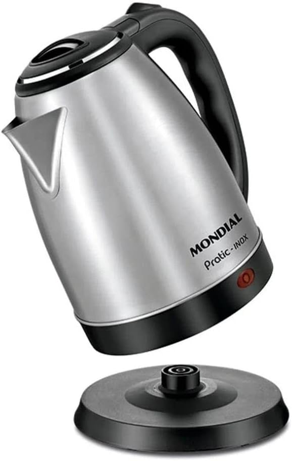 Chaleira Elétrica Pratic Mondial Preto/Inox 2