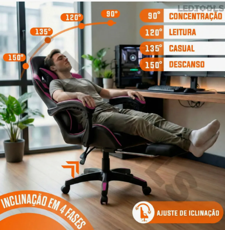 Cadeira Escritório Gamer Reclinável 5