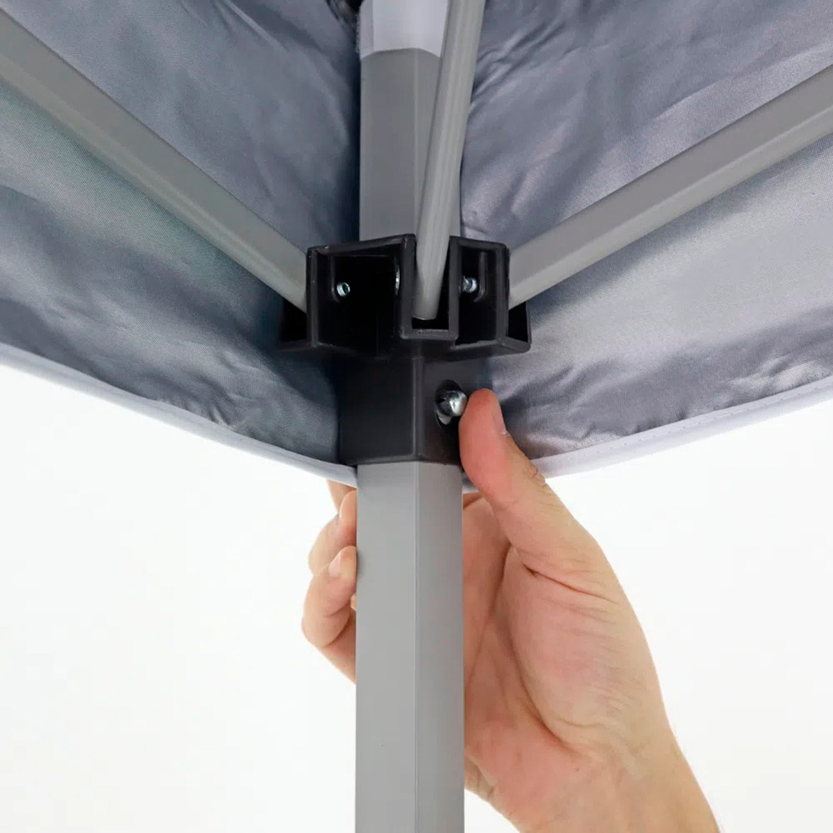 Tenda Gazebo Dobrável 2,4 x 2,4 m Poliéster Azul Bel 4