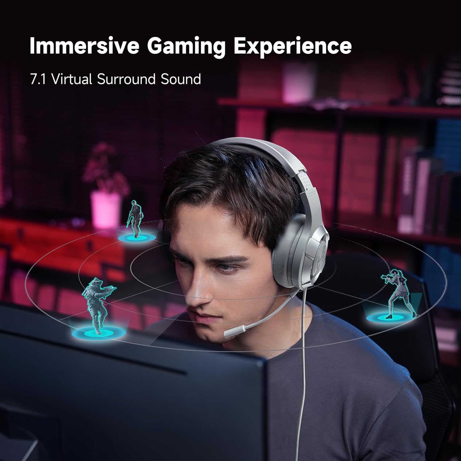 Headset Gamer 7.1 Hecate 2