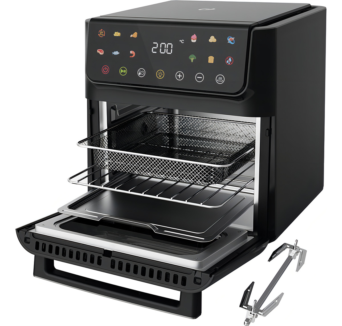 Fritadeira Oven Fryer 12 L Oster Multi Touch 3 em 1 4