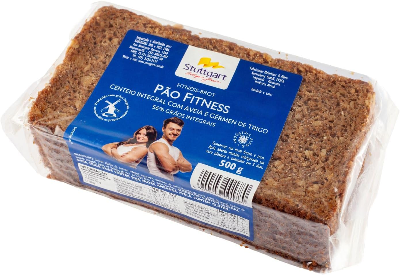 Pão de Centeio e Trigo Integrais Fitness 5