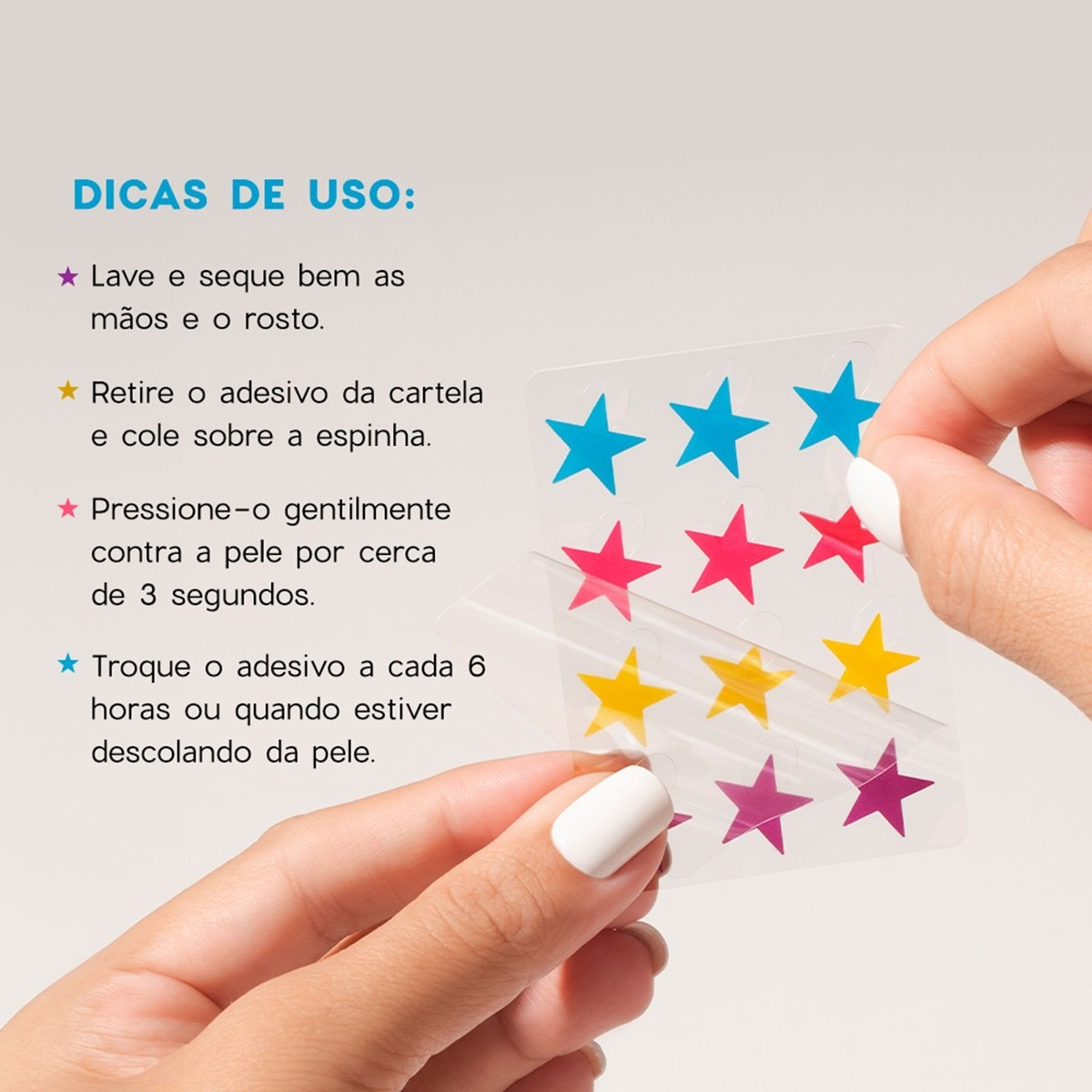 Adesivos Secativos para Espinhas com Ácido Salicílico Star Acne Patches 4you 2