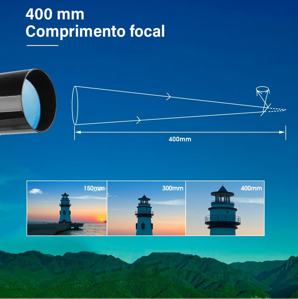 Telescópio Astronômico Refrator com Abertura de 60 mm 2