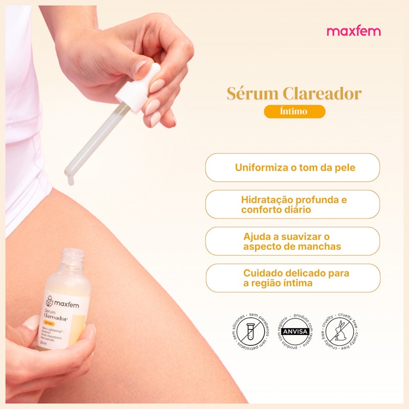Sérum Clareador Íntimo Maxfem 3