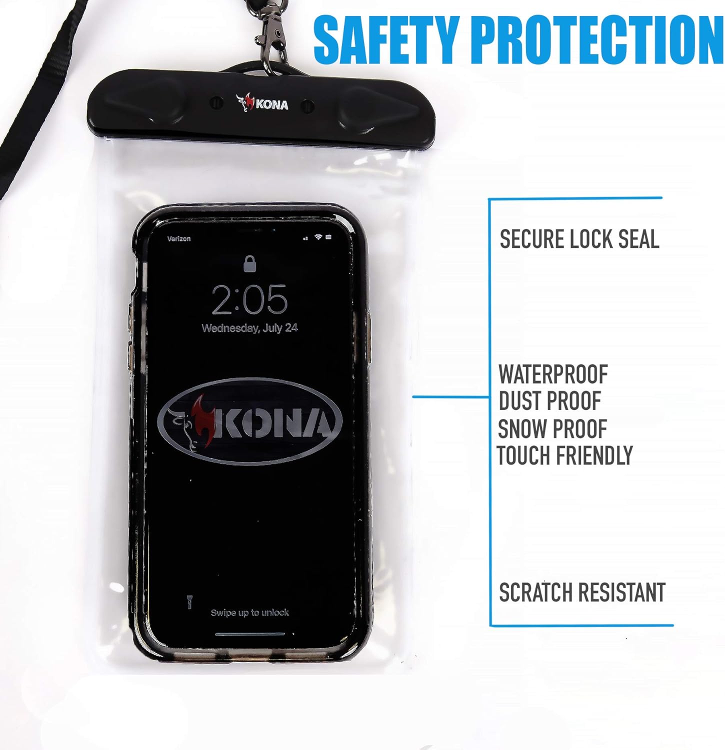 Capa à Prova D'Água para Celular Kona Submariner 3