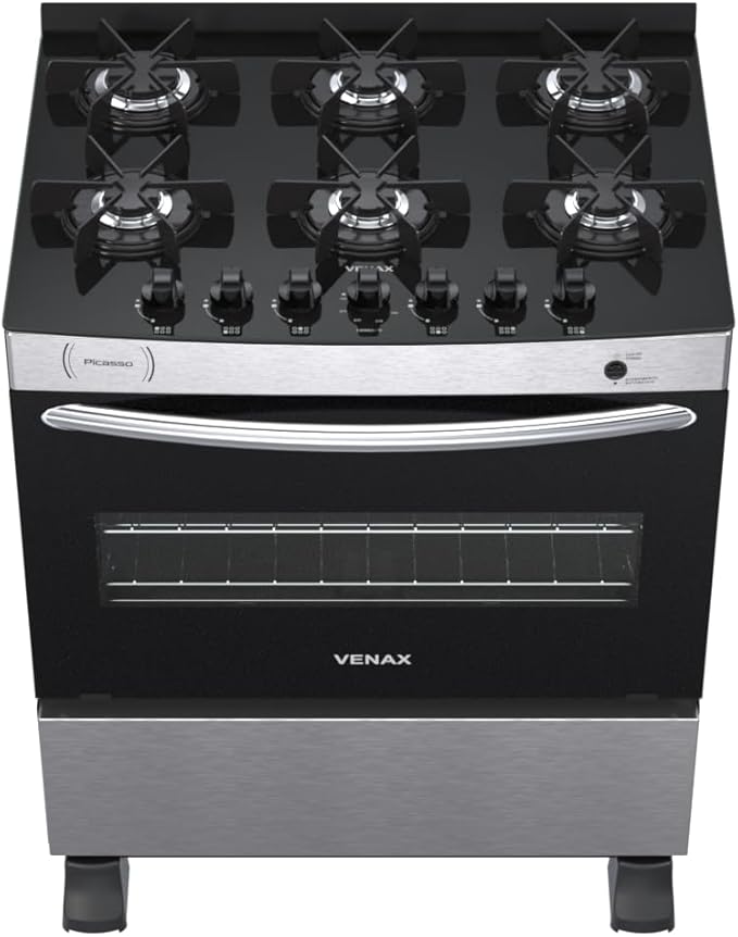 Fogão 6 Bocas Venax Picasso Vitreo 4