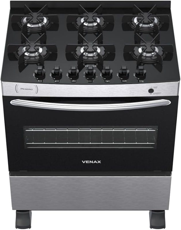 Fogão 6 Bocas Venax Picasso Vitreo 4