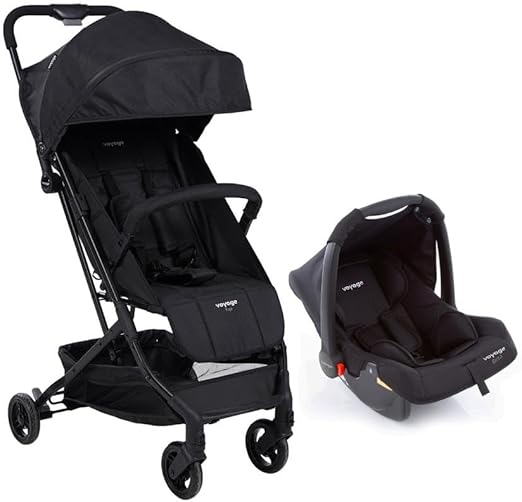 Travel System Yupi Duo Pro (Conjunto de Carrinho de Bebê Reclinável + Bebê Conforto) 1