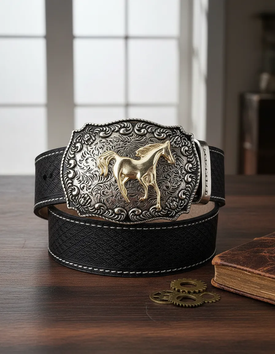 Cinto Country Masculino Entalhado 2